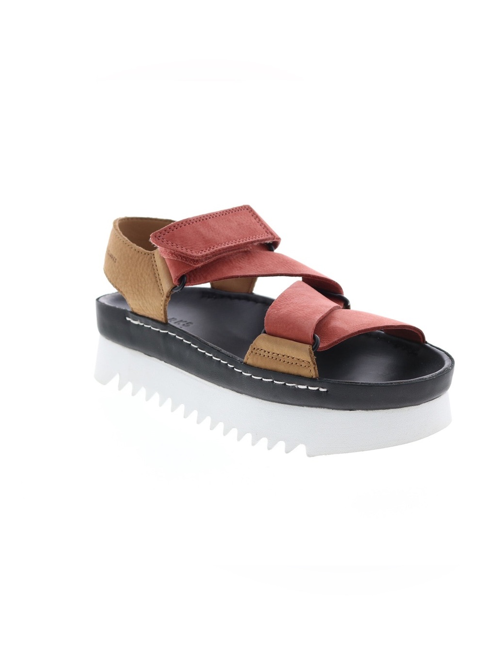Clarks Ranger Elevated Womens Brown Red Slingback Sandals Shoes sz 9 - Picture 2 of 9